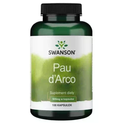 SWANSON PAU D'ARCO 100 KAPSUŁEK
