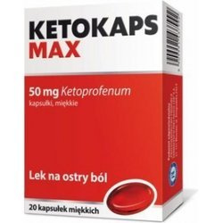 Ketokaps Max 50 mg, 20 kapsułek