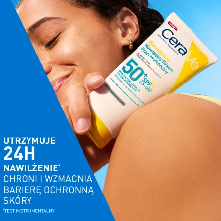 CeraVe Niewidoczny balsam przeciwsłoneczny do twarzy i ciała SPF50+, 177 ml