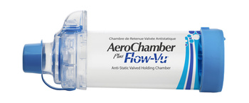 Aerochamber Plus Flow Vu, komora inhalacyjna z ustnikiem dla dorosłych