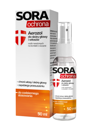 Sora Ochrona, aerozol zapobiegający wszawicy, 50 ml