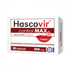 Hascovir Control Max 400 mg, 60 tabletek