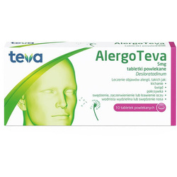 AlergoTeva 5 mg 10 tabletek